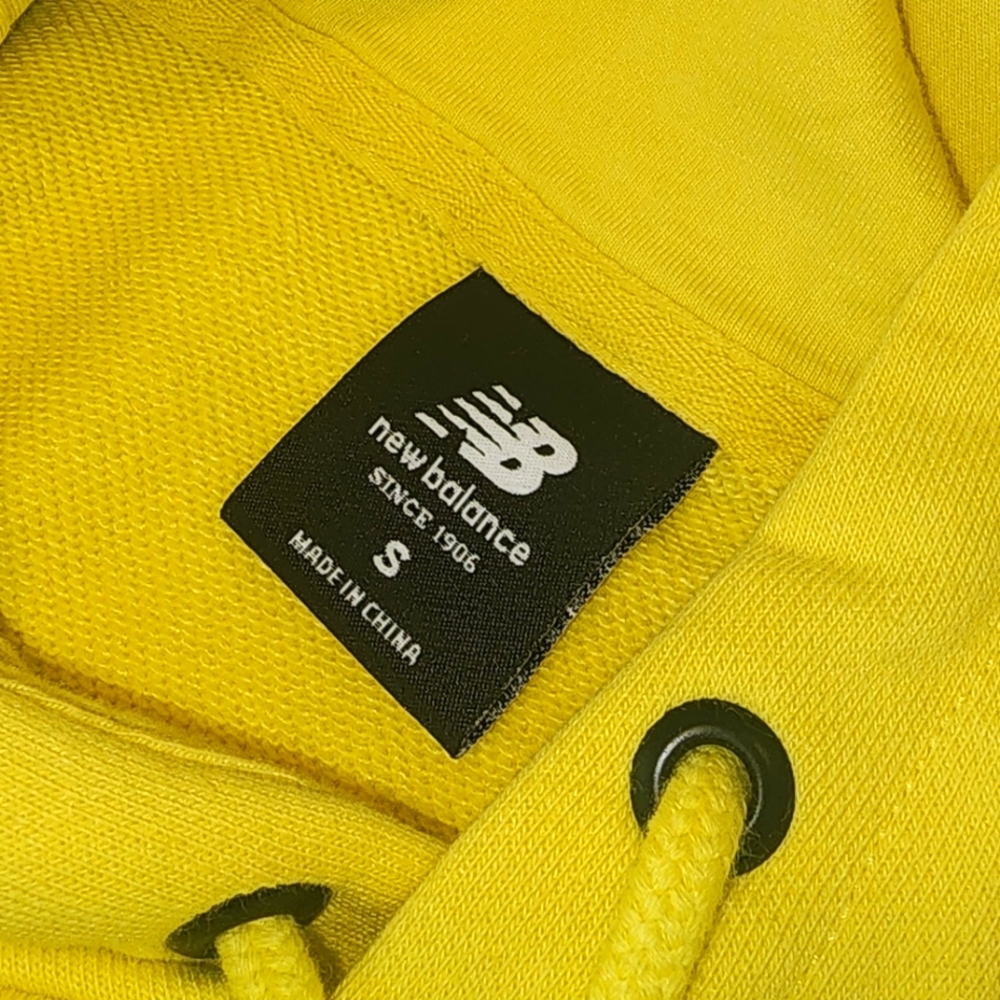Men's Small New Balance Yellow Athletic Gear Hoodie - Picture 4 of 6